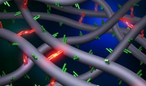 Illustration of molecular bonds