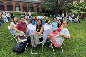 UVA Engineering students at a picnic